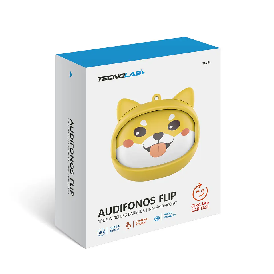 Audífono perro BT 10mts, carga tipo C TecnoLab 03-TL660 6