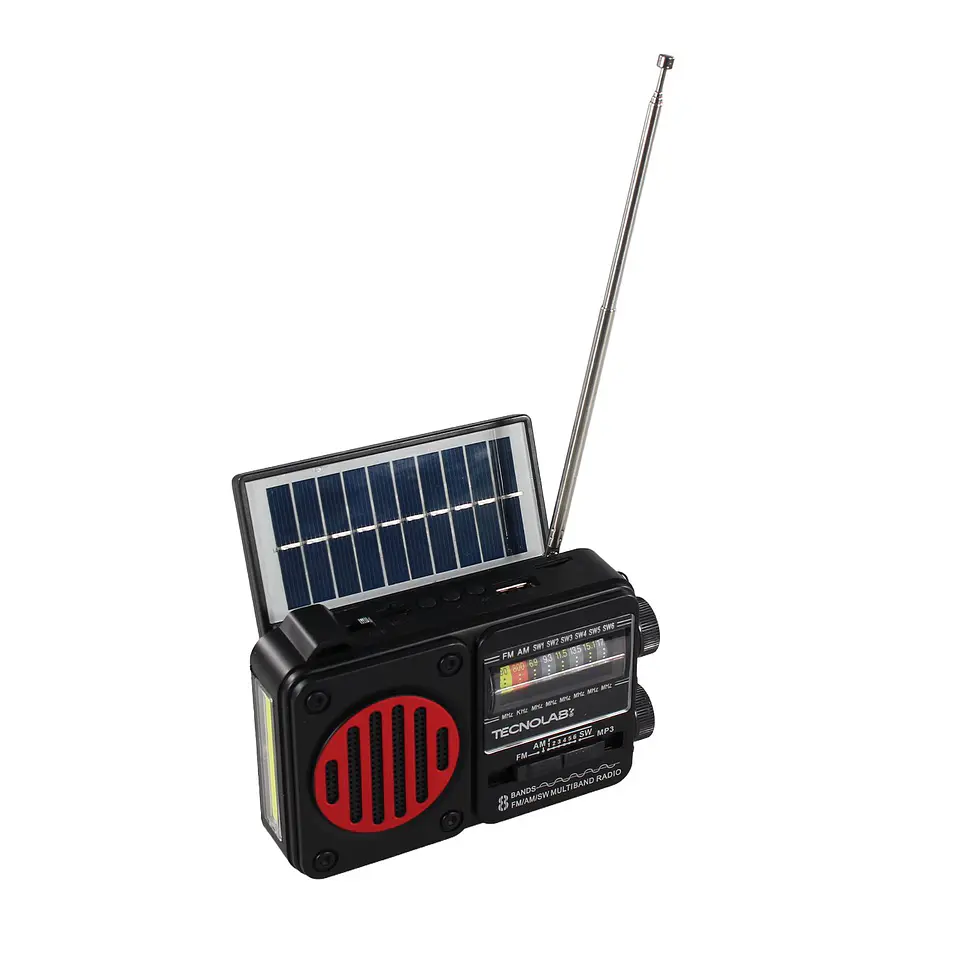 Radio solar portátil con interfaz tipo c TecnoLab 03-TL847R 3