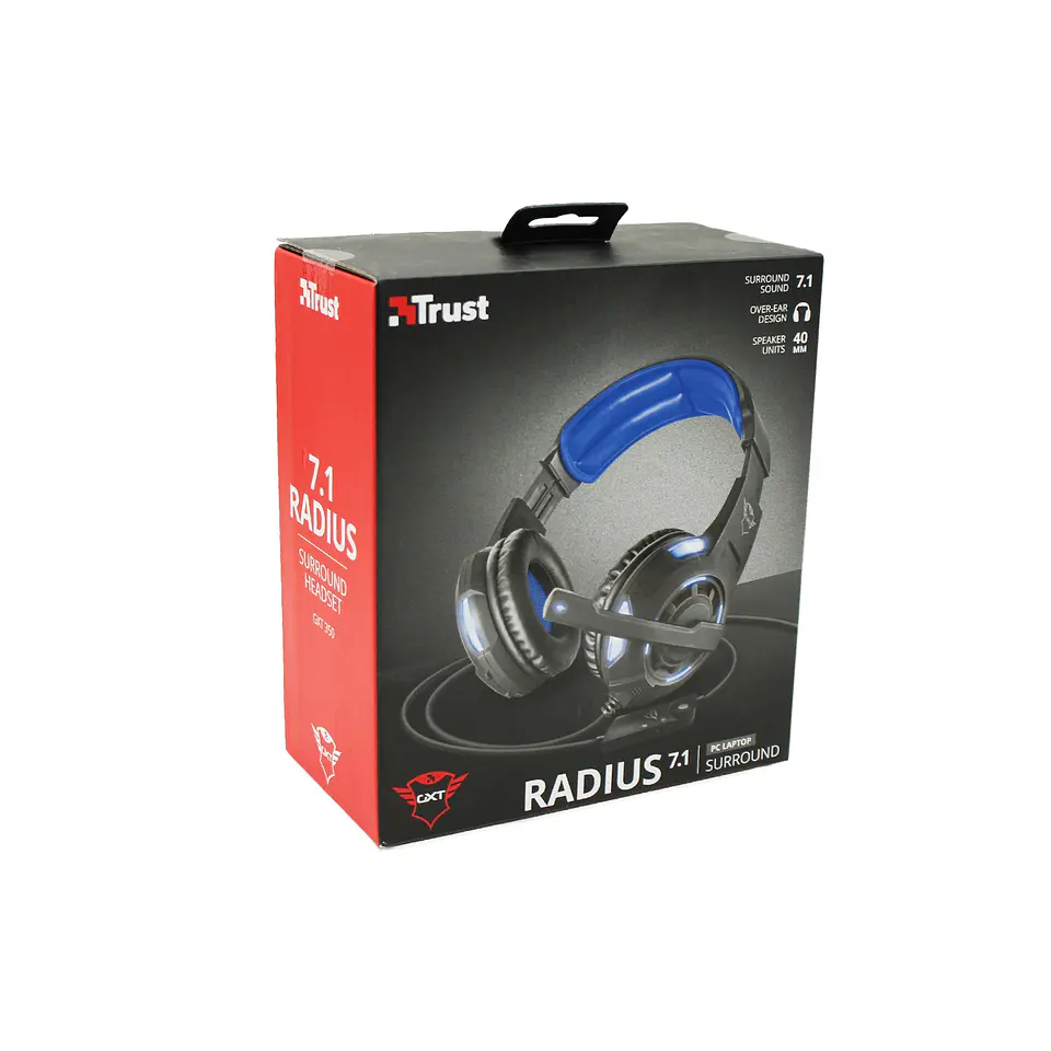 Audífono Gamer, cable 2.5 m USB TRUST 09-TRU22052 1