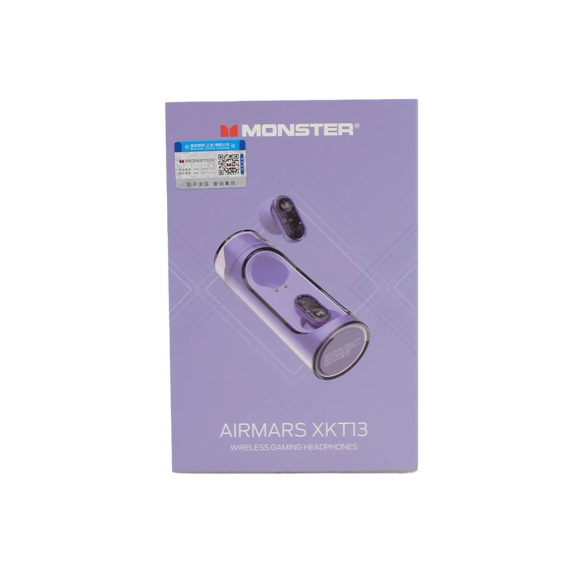 Audífono Bt V5.3 Uso Continuo 4 Hrs MONSTER 09-XKT13/PU 1