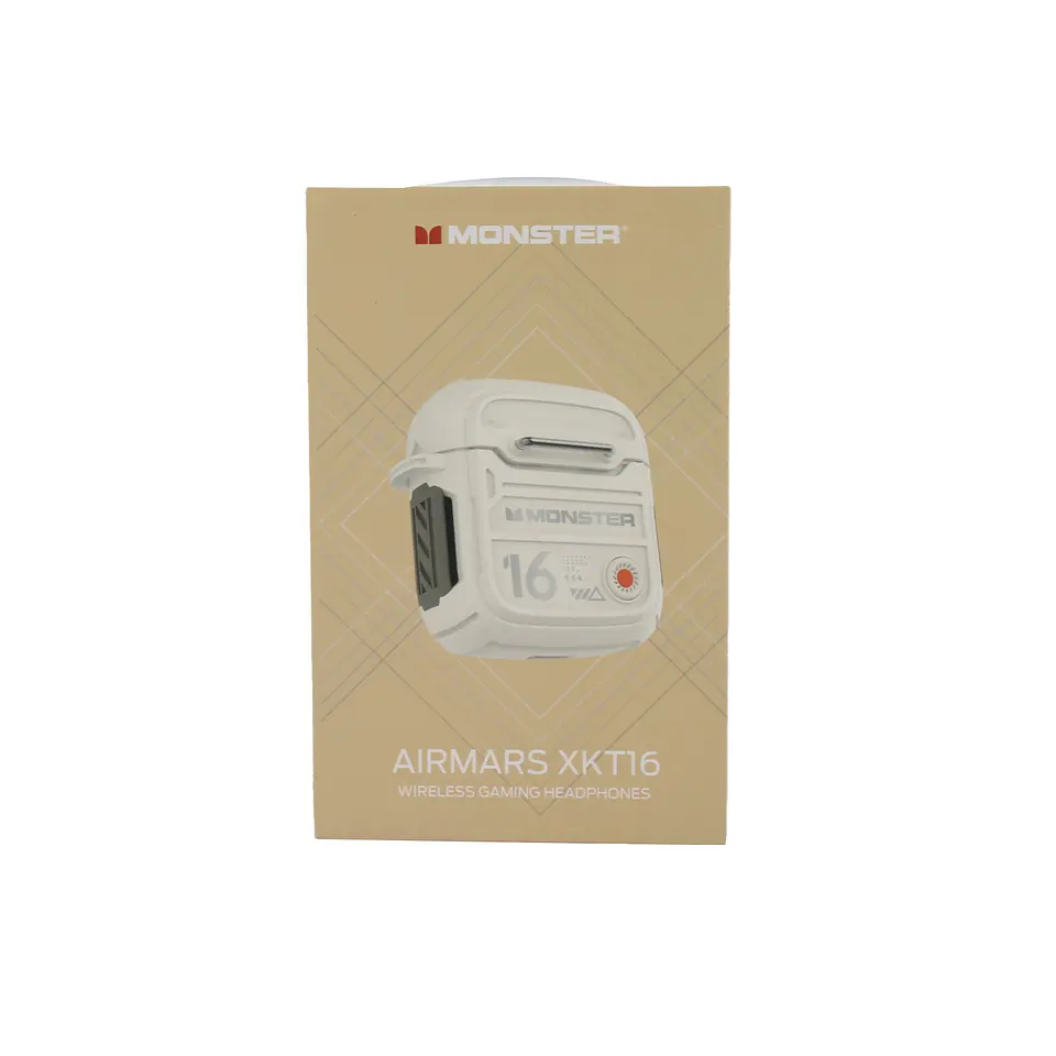 Audífono BT V5.3 Beige MONSTER 09-XKT16/BE 1