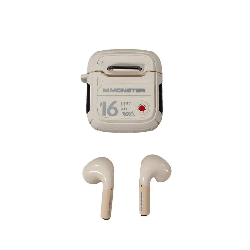 Audífono BT V5.3 Beige MONSTER 09-XKT16/BE 5