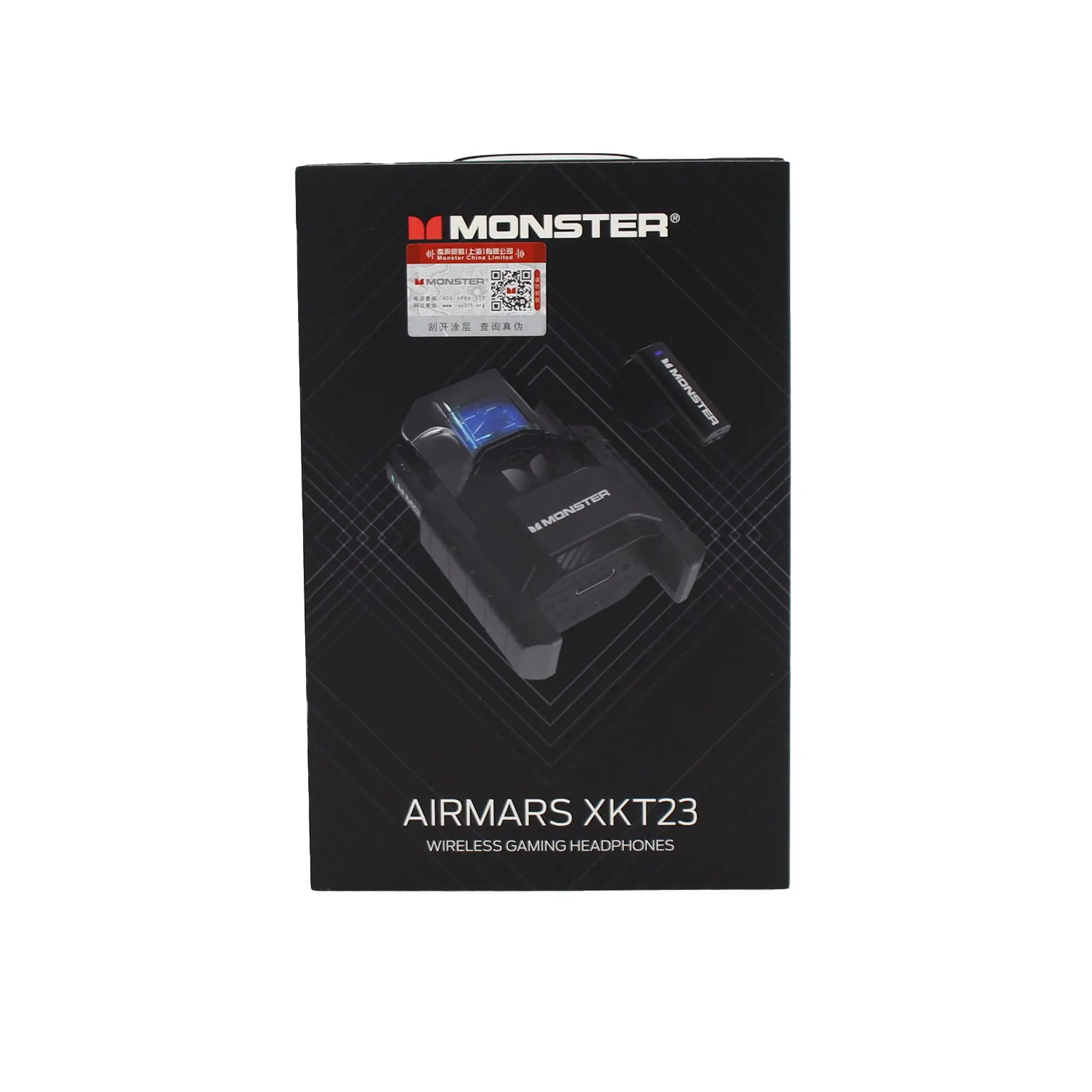 Audífono Bt V5.3 Uso Continuo 4 Hrs MONSTER 09-XKT23/BK 1