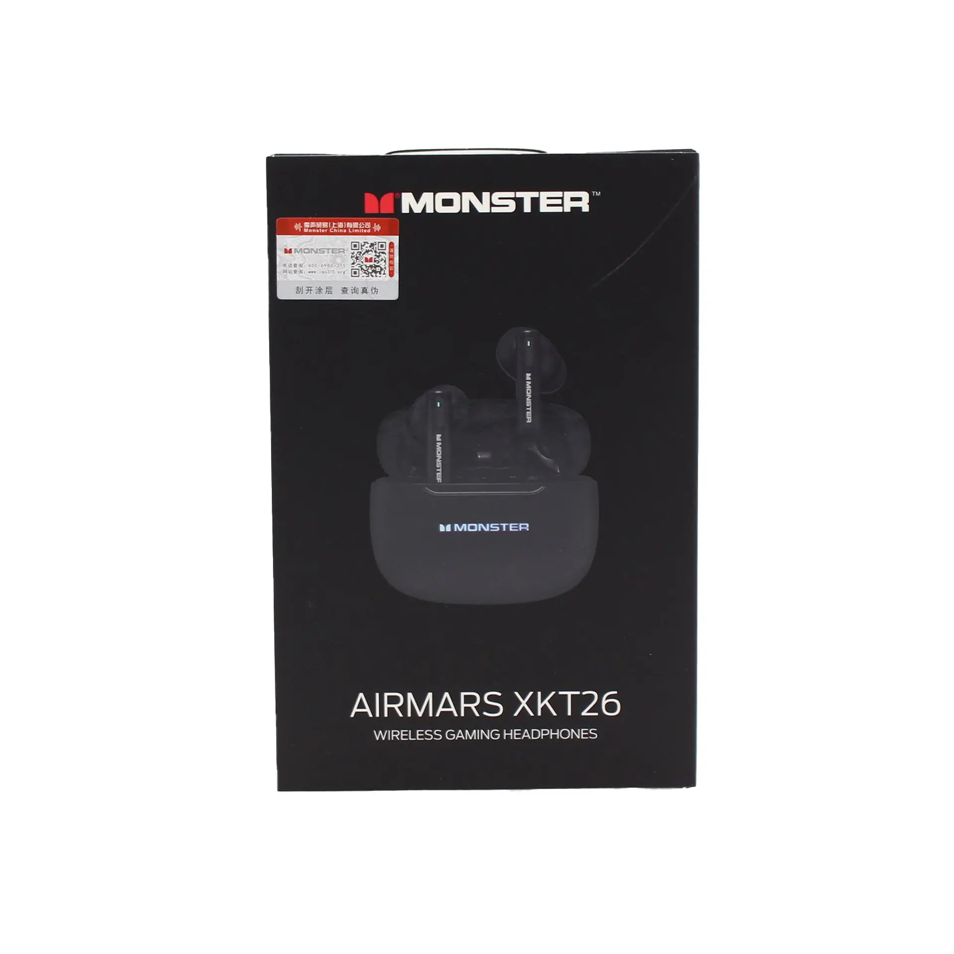 Audífono Bt V5.4 Uso Continuo 4 Hrs MONSTER 09-XKT26/BK 1