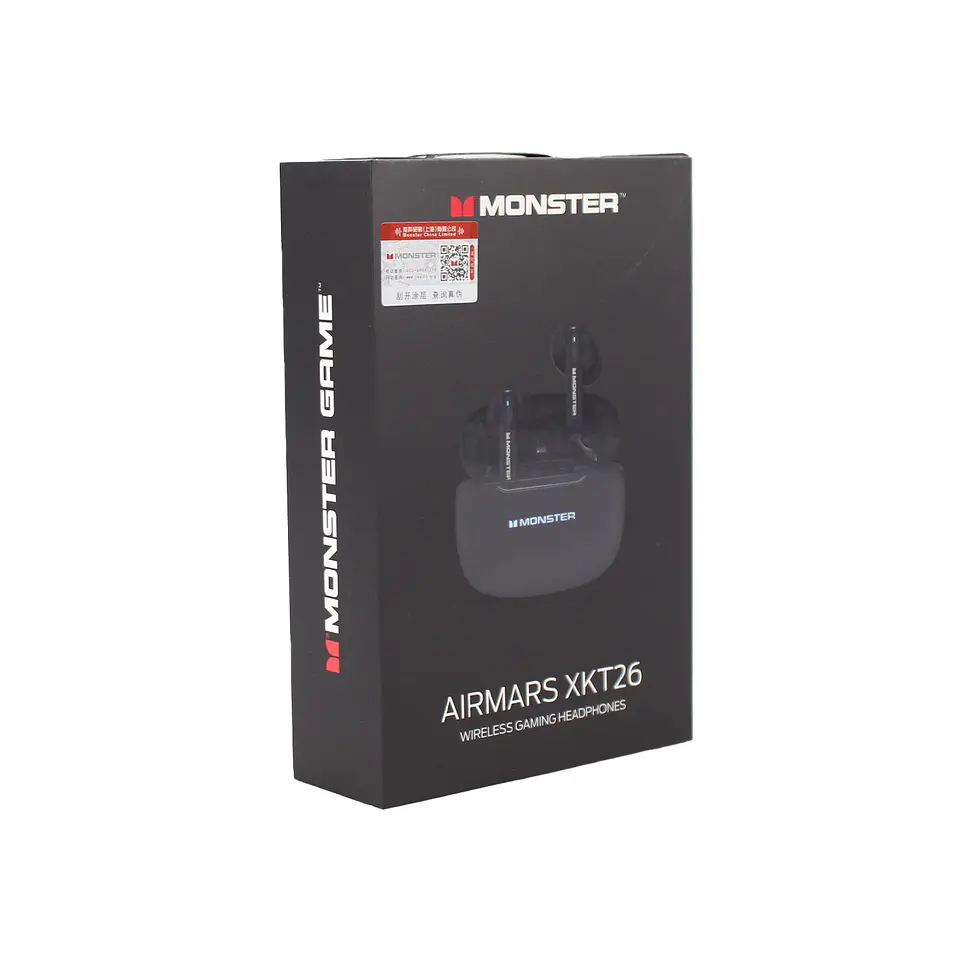 Audífono Bt V5.4 Uso Continuo 4 Hrs MONSTER 09-XKT26/BK 2