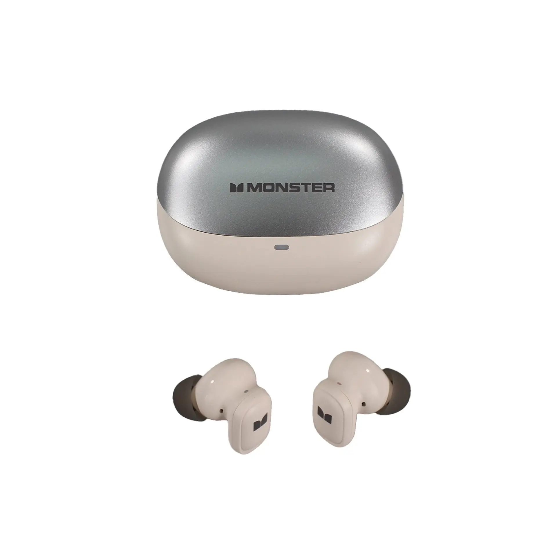 Audífono BT V5.4, cable tipo C, BEIGE. MONSTER 09-XKT28/BE 3