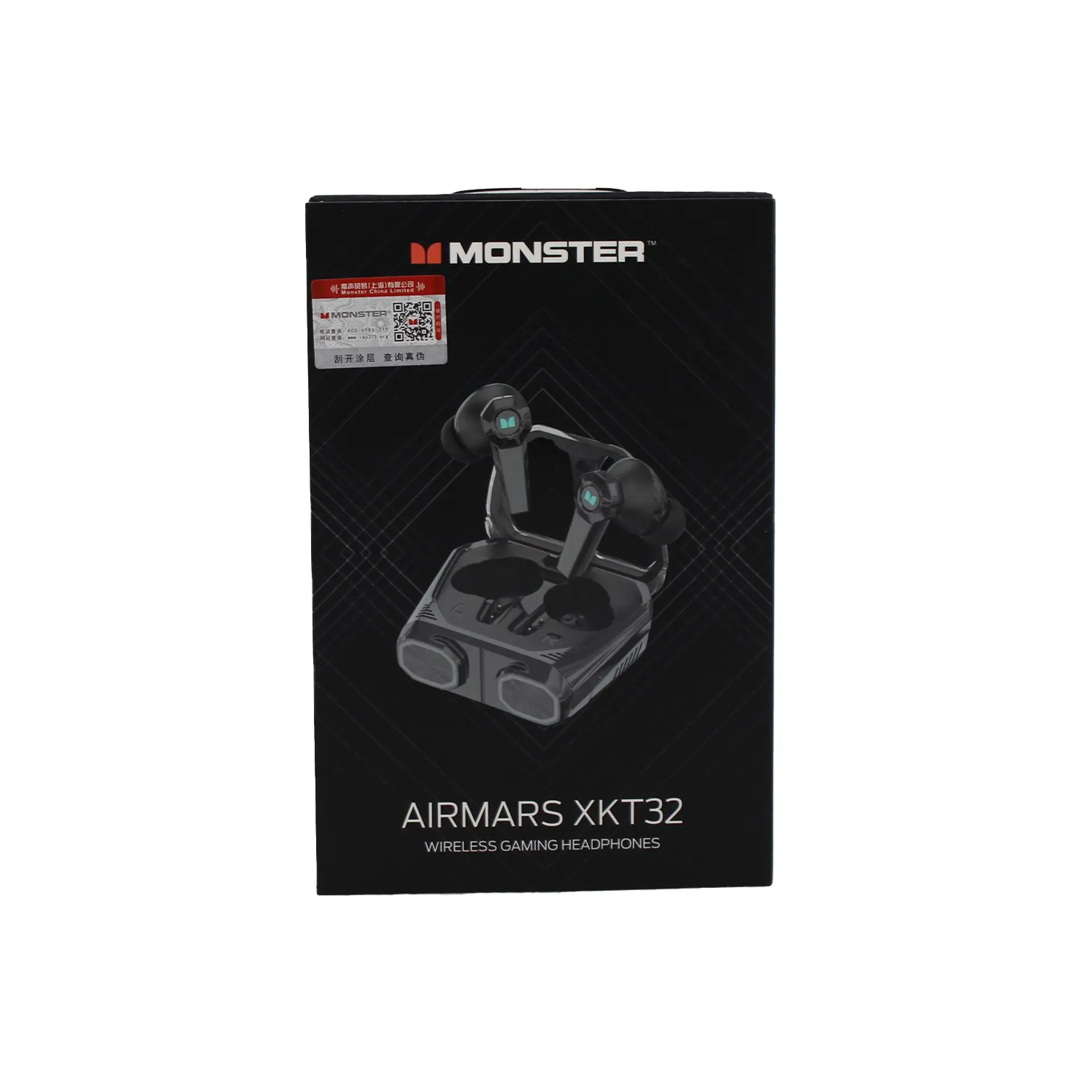 Audífono BT V5.4, cable tipo C, 4 hrs. MONSTER 09-XKT32/BK 1