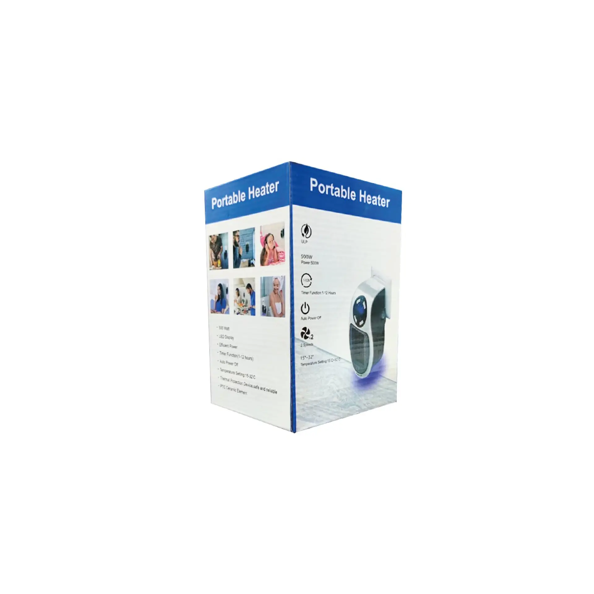 Mini Calefactor Eléctrico Portátil DBlue 03-DBG1348 2