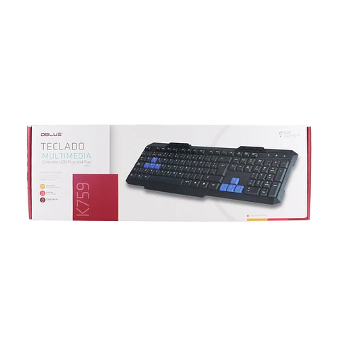 Teclado USB DBlue 03-DBK759