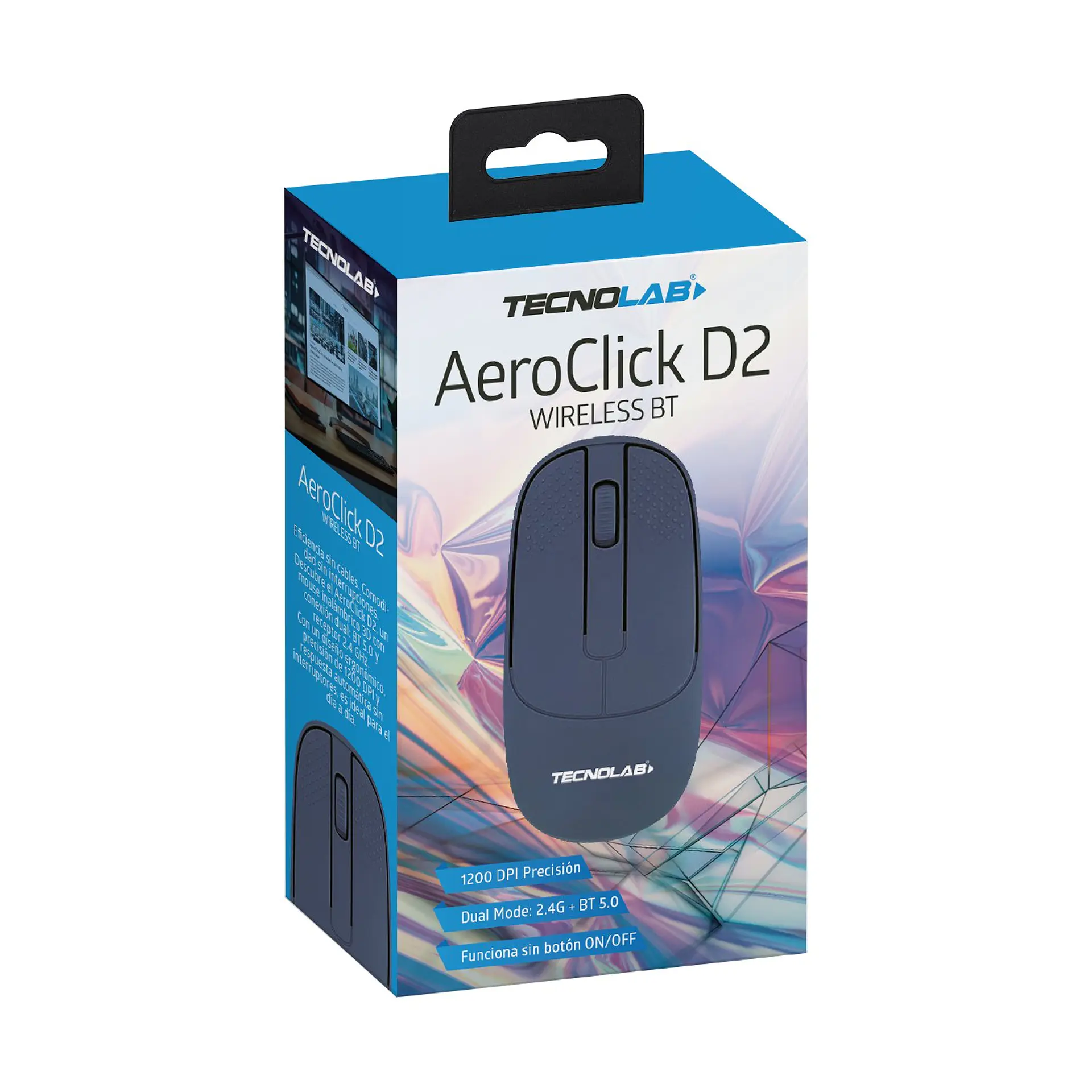 Mouse óptico inalámbrico dual TecnoLab 03-TL542BL 1