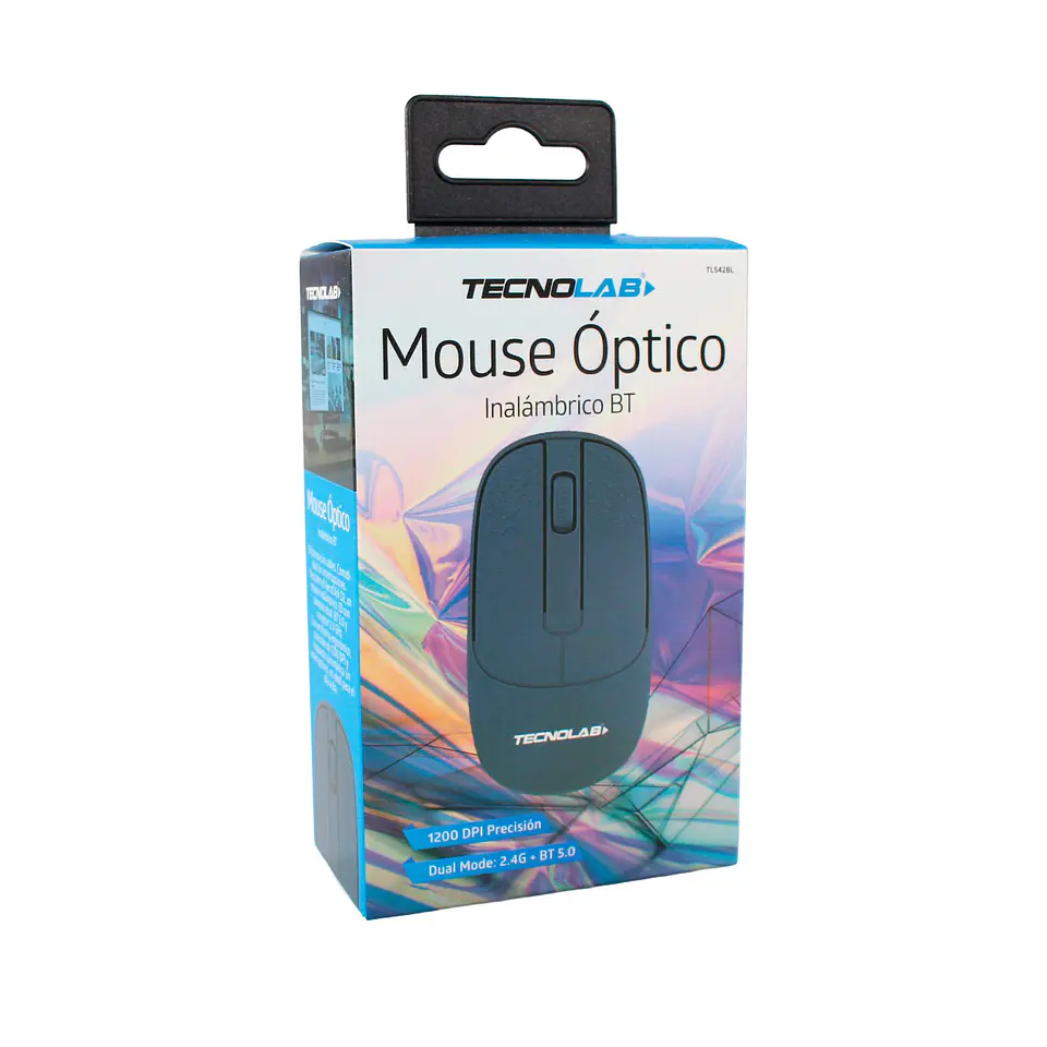 Mouse óptico inalámbrico dual TecnoLab 03-TL542BL 5