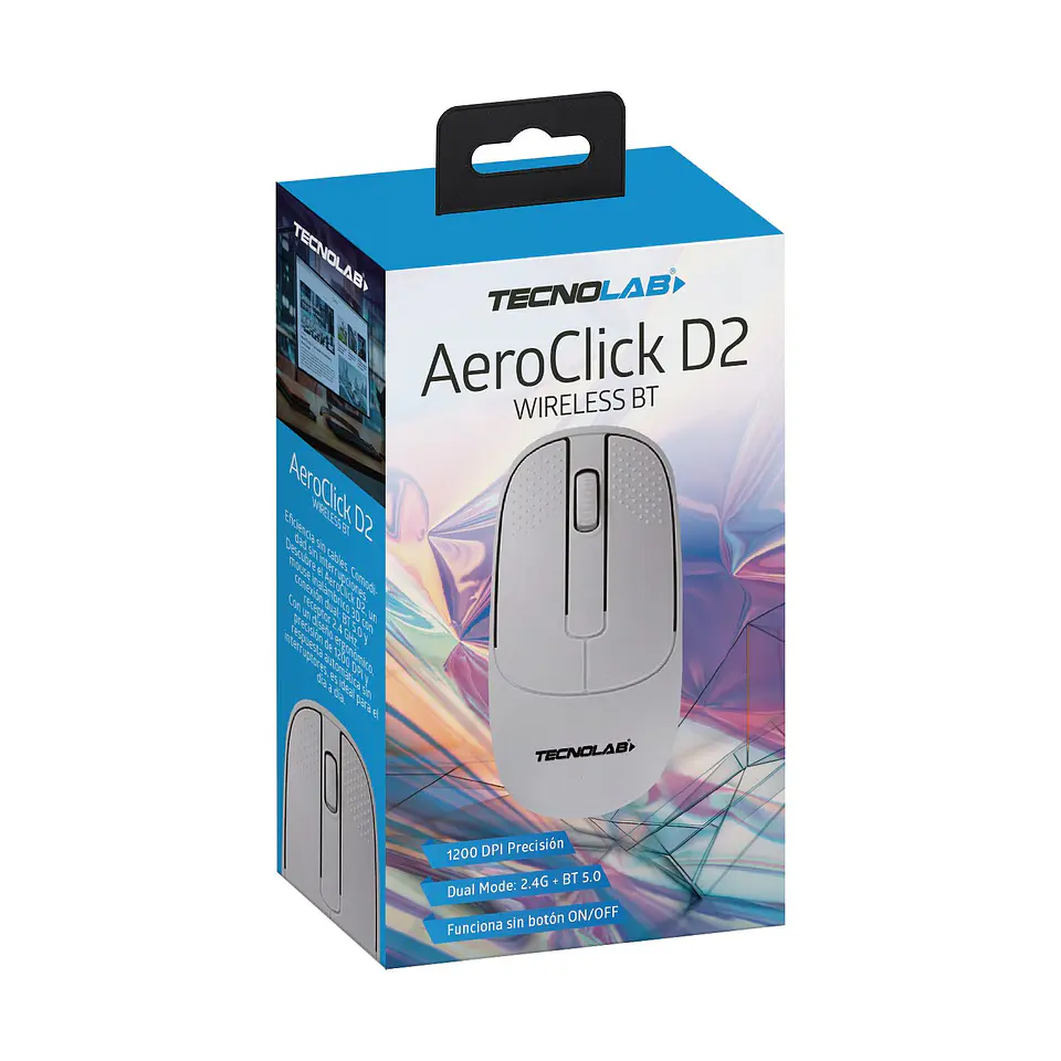 Mouse óptico inalámbrico dual TecnoLab 03-TL542W 1