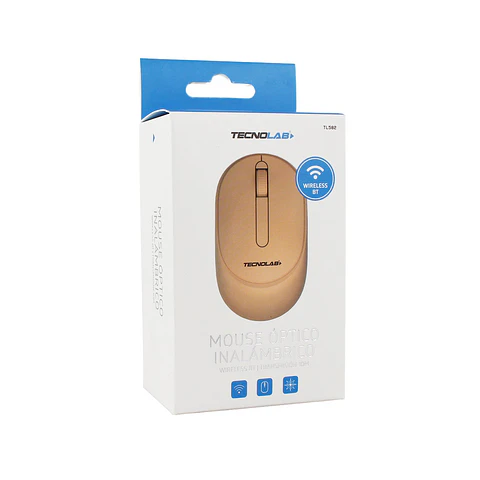 Mouse Bt + 2.4Ghz, 1000 Dpi, 3 Botones TecnoLab 03-TL582P