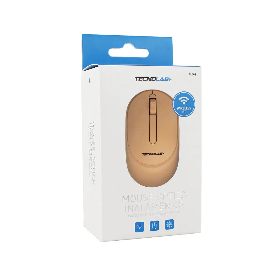 Mouse Bt + 2.4Ghz, 1000 Dpi, 3 Botones TecnoLab 03-TL582P 2