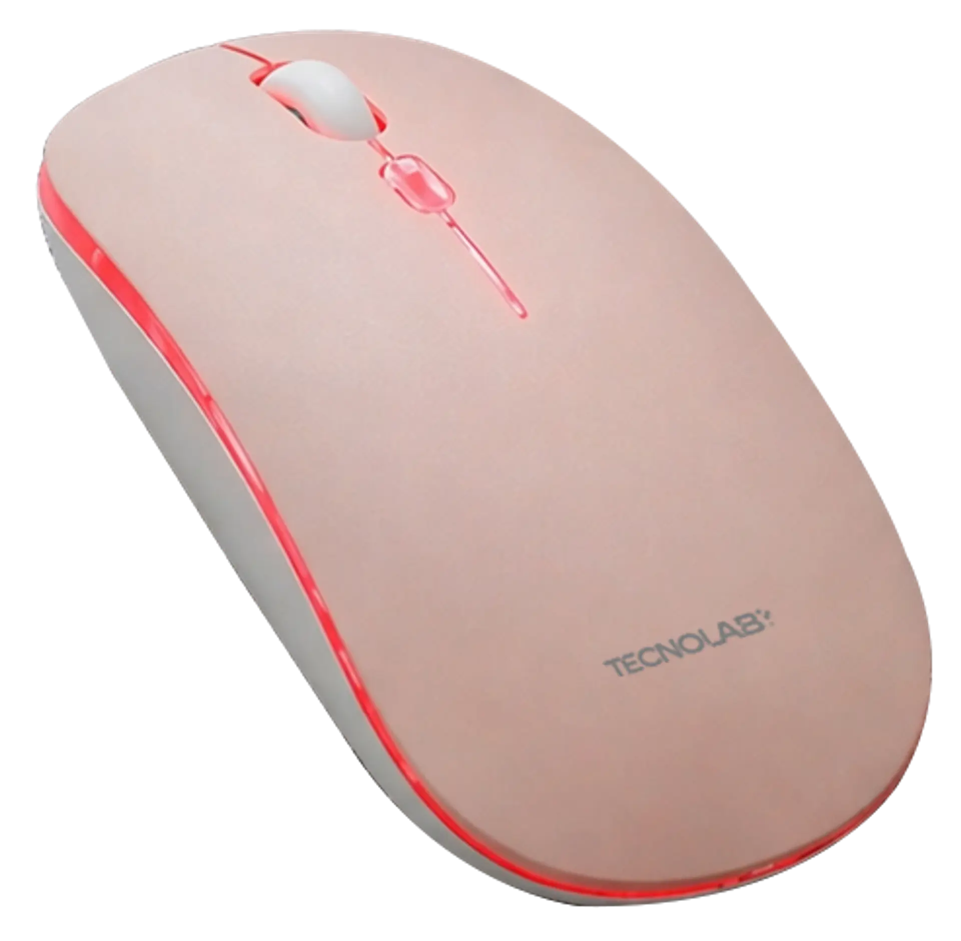 Mouse Óptico Inalámbrico Silencioso RGB TecnoLab 03-TL812P 3