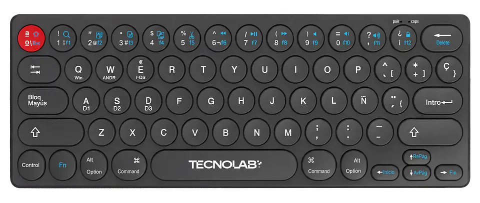 Teclado Inalámbrico Ultra Delgado Portátil TecnoLab TL887 2