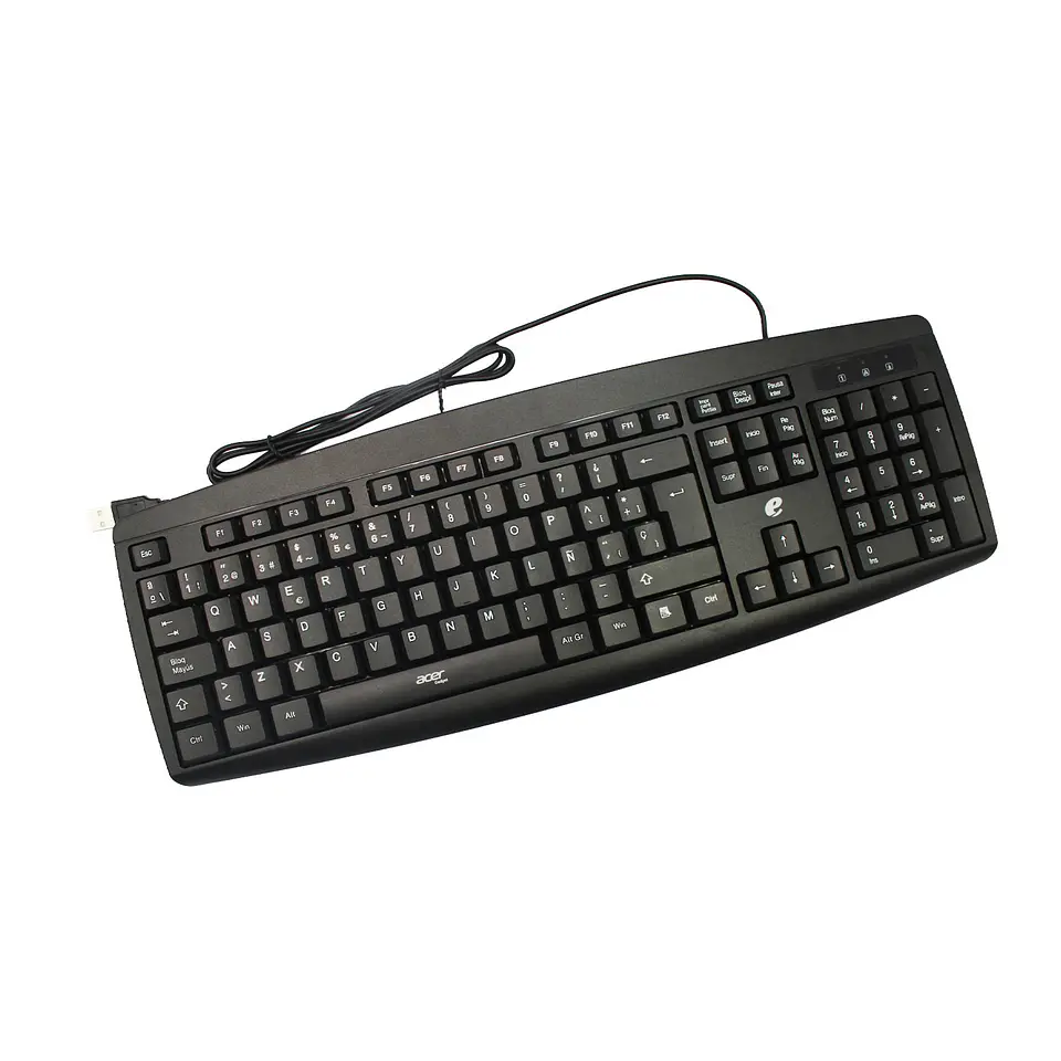 Kit Teclado + Mouse con cable Black ACER 09-EAK030 1