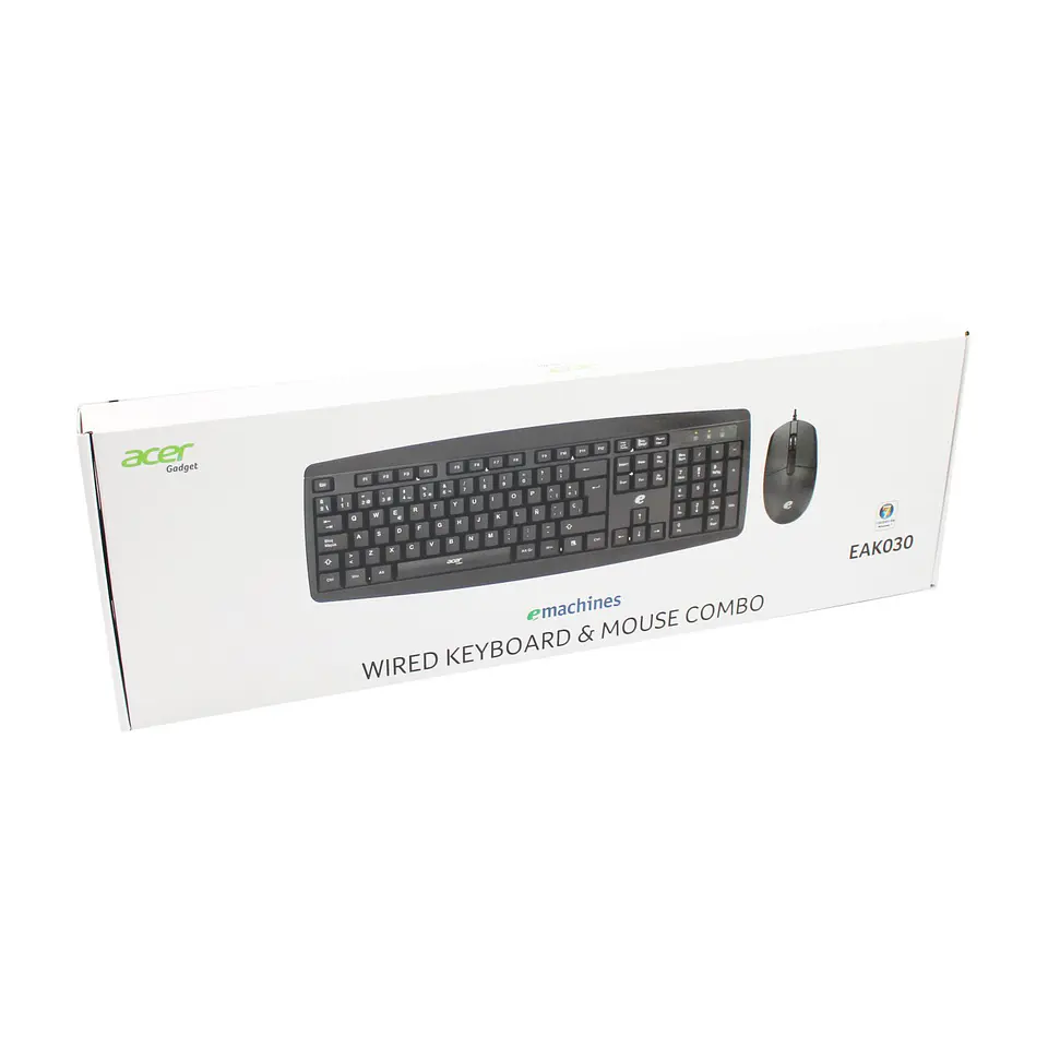 Kit Teclado + Mouse con cable Black ACER 09-EAK030 3