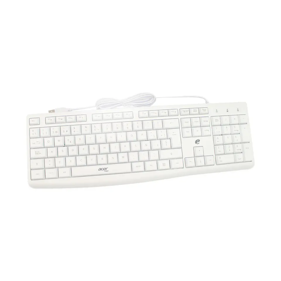 Kit Teclado + Mouse con cable White ACER 09-EAK040W 1
