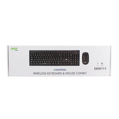Kit Teclado y Mouse 2.4 negro ACER 09-EKW111