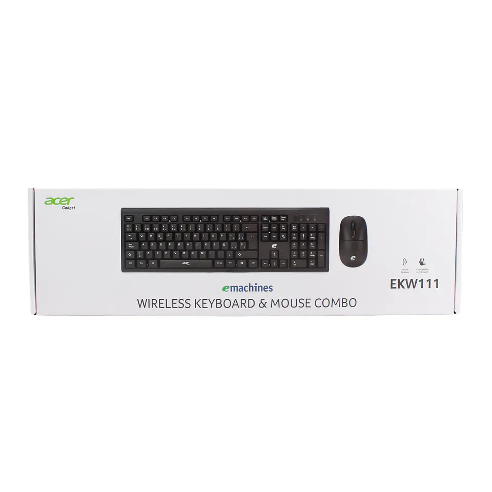 Kit Teclado y Mouse 2.4 negro ACER 09-EKW111 1