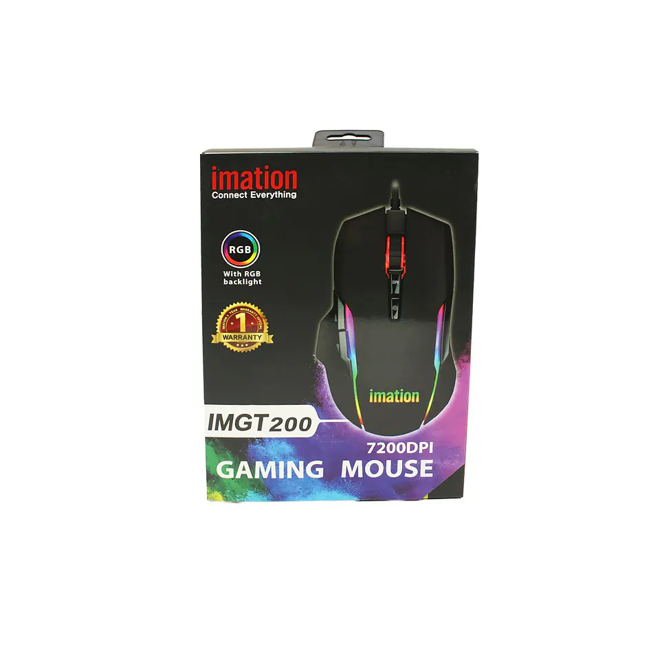 Mouse IMGT200, 7200 DPI, RGB IMATION 09-IMGT200-072 1
