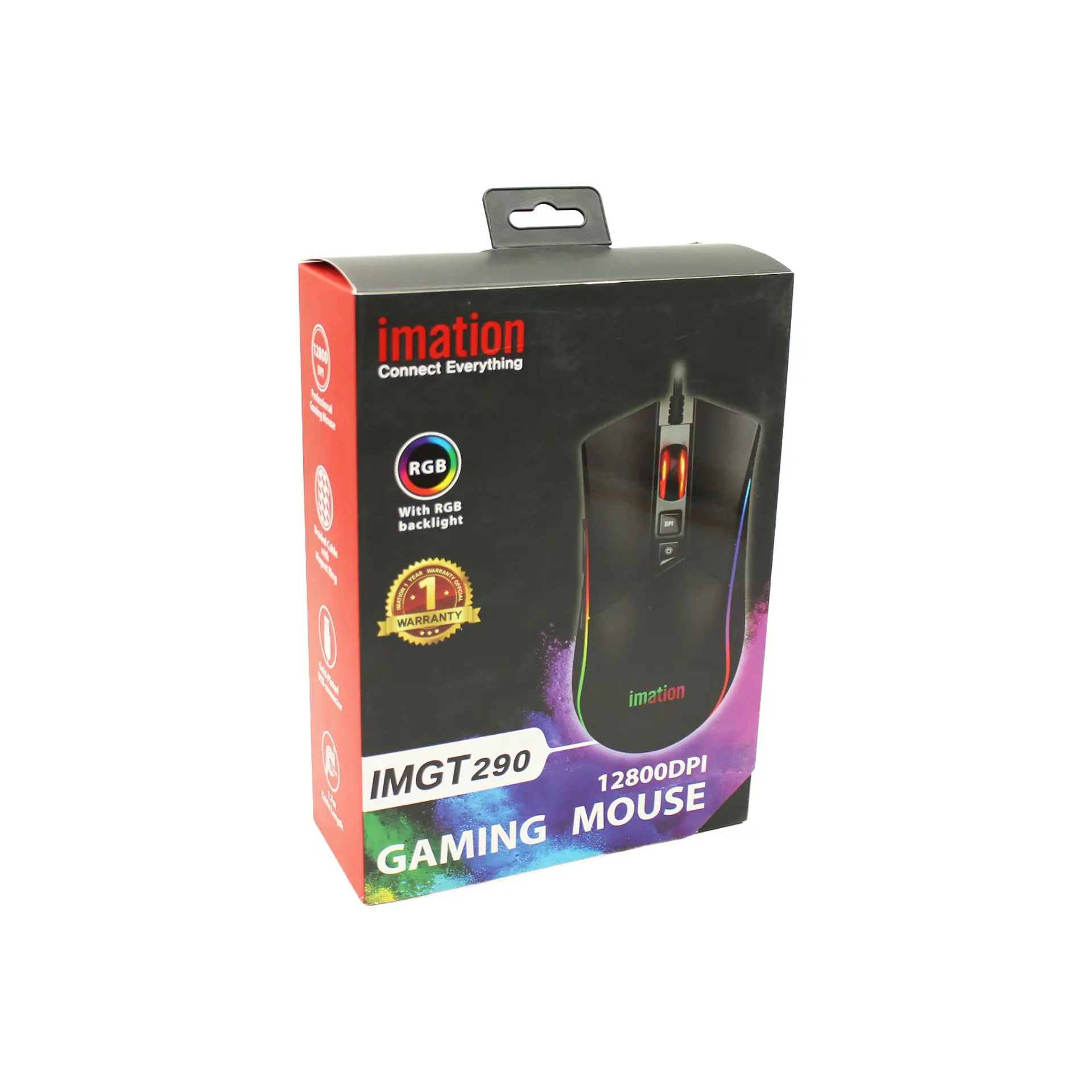 Mouse IMGT290, 12800 DPI, RGB IMATION 09-IMGT290-128 1