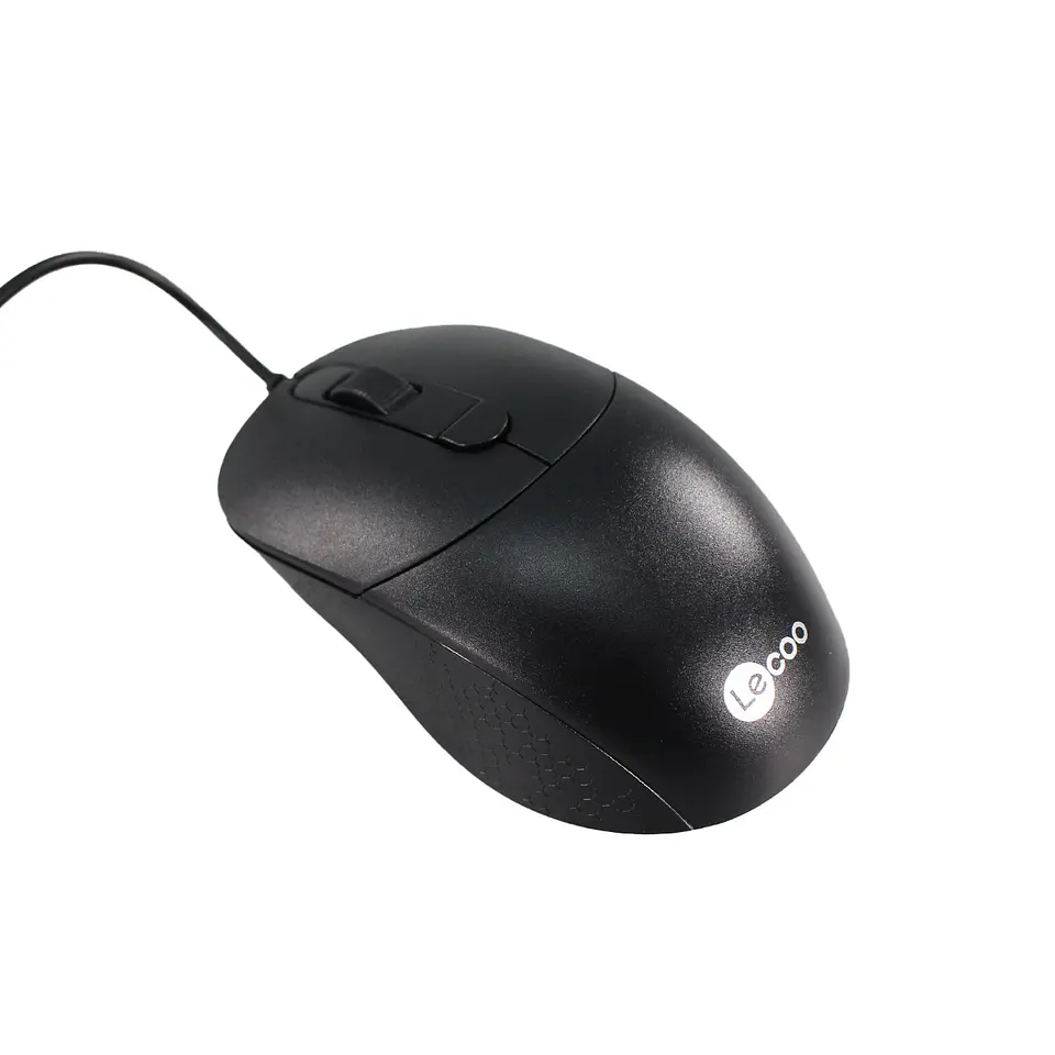 Mouse con cable DPI, 4 teclas, Black Lecoo 09-MS102 BK 3