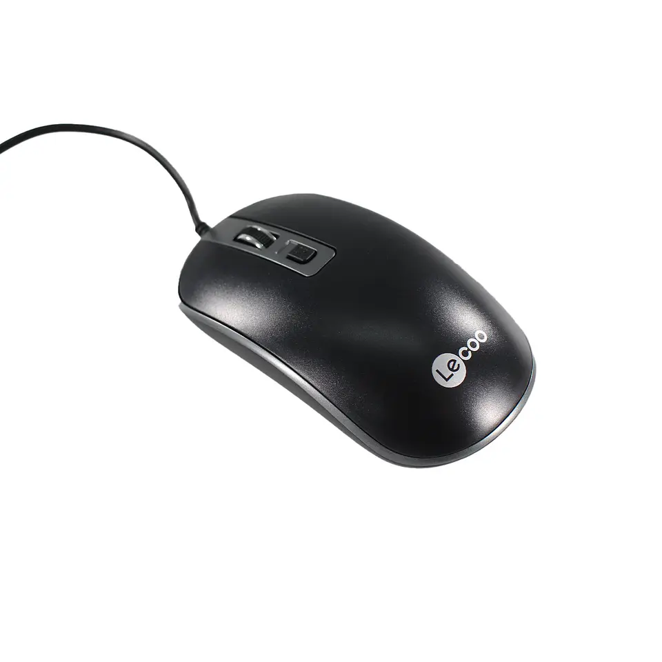 Mouse Alámbrico (Wired Mouse) Lecoo 09-MS104 BK 3