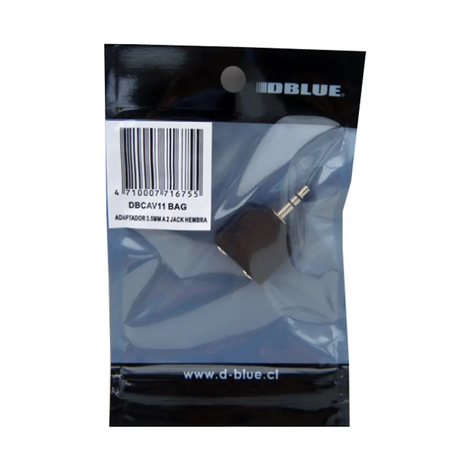 Adaptador 3.5mm a 2.5mm estéreo DBlue 03-DBCAV11 2