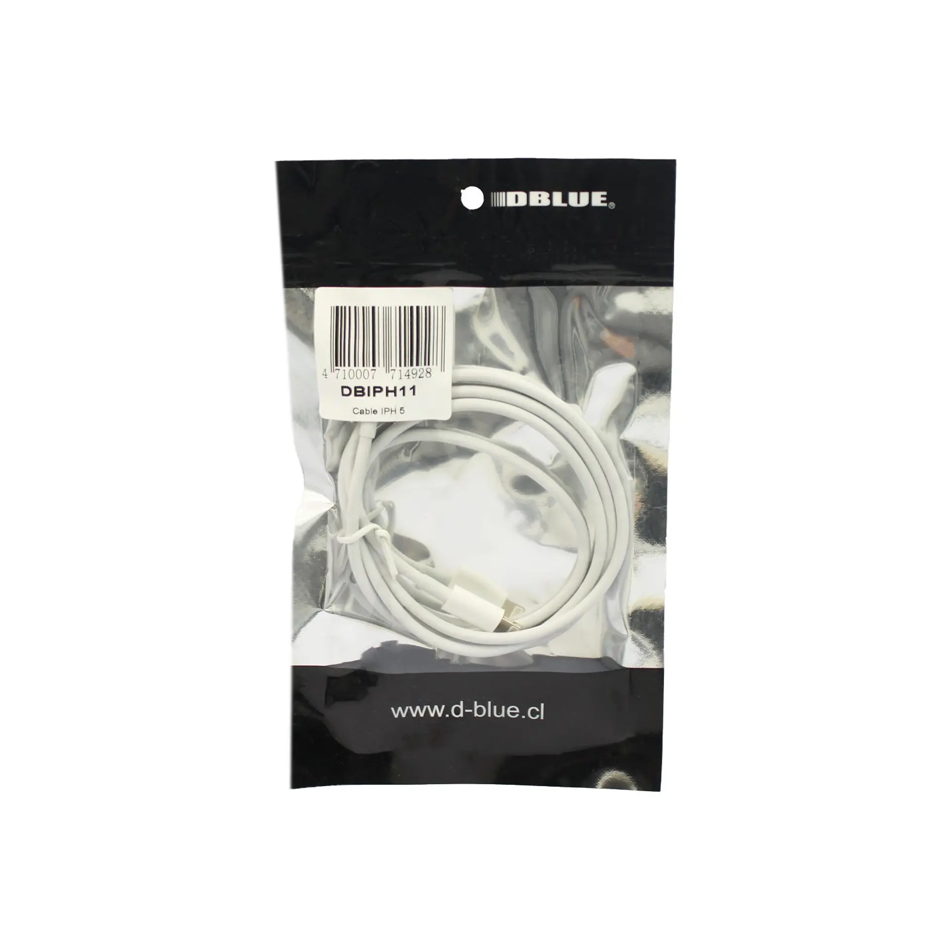 Cable USB a Lightning, largo 100 cm, marca DBlue 03-DBIPH11 4