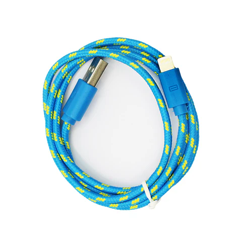 Cable USB a Lightning, cubierta textil DBlue 03-DBIPHT21BL