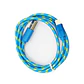 Cable USB a Lightning, cubierta textil DBlue 03-DBIPHT21BL - Miniatura 1