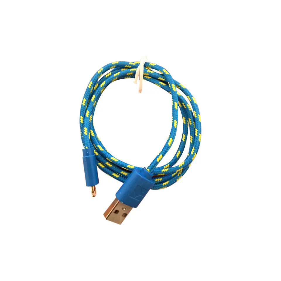 Cable USB a Lightning, cubierta textil DBlue 03-DBIPHT21BL 4