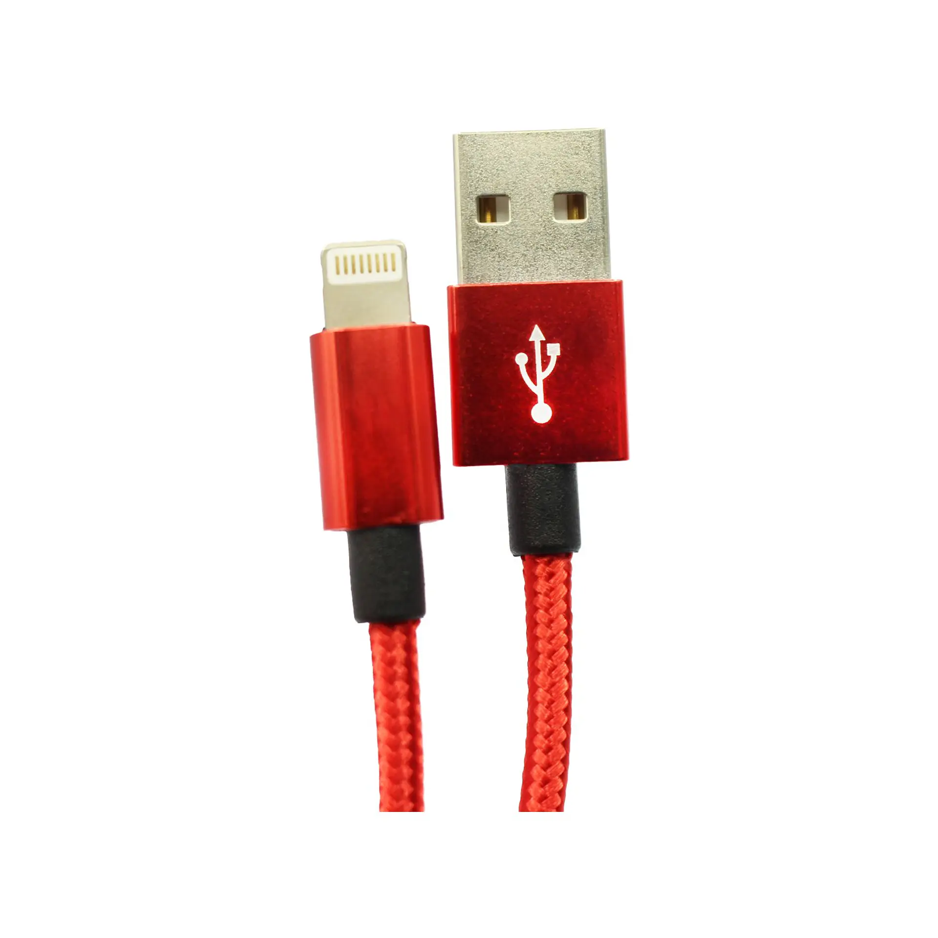 Cable USB a Lightning, trenzado, 1 mts. DBlue 03-DBIPHT34R 3