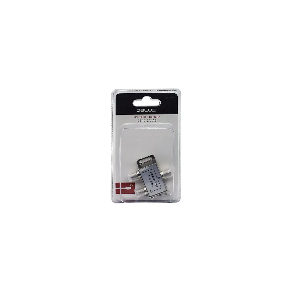 Splitter coaxial televisión, 2 salidas DBlue 03-DBSPLIT003 3