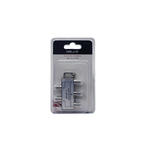 Splitter coaxial 4 salidas DBlue 03-DBSPLIT005