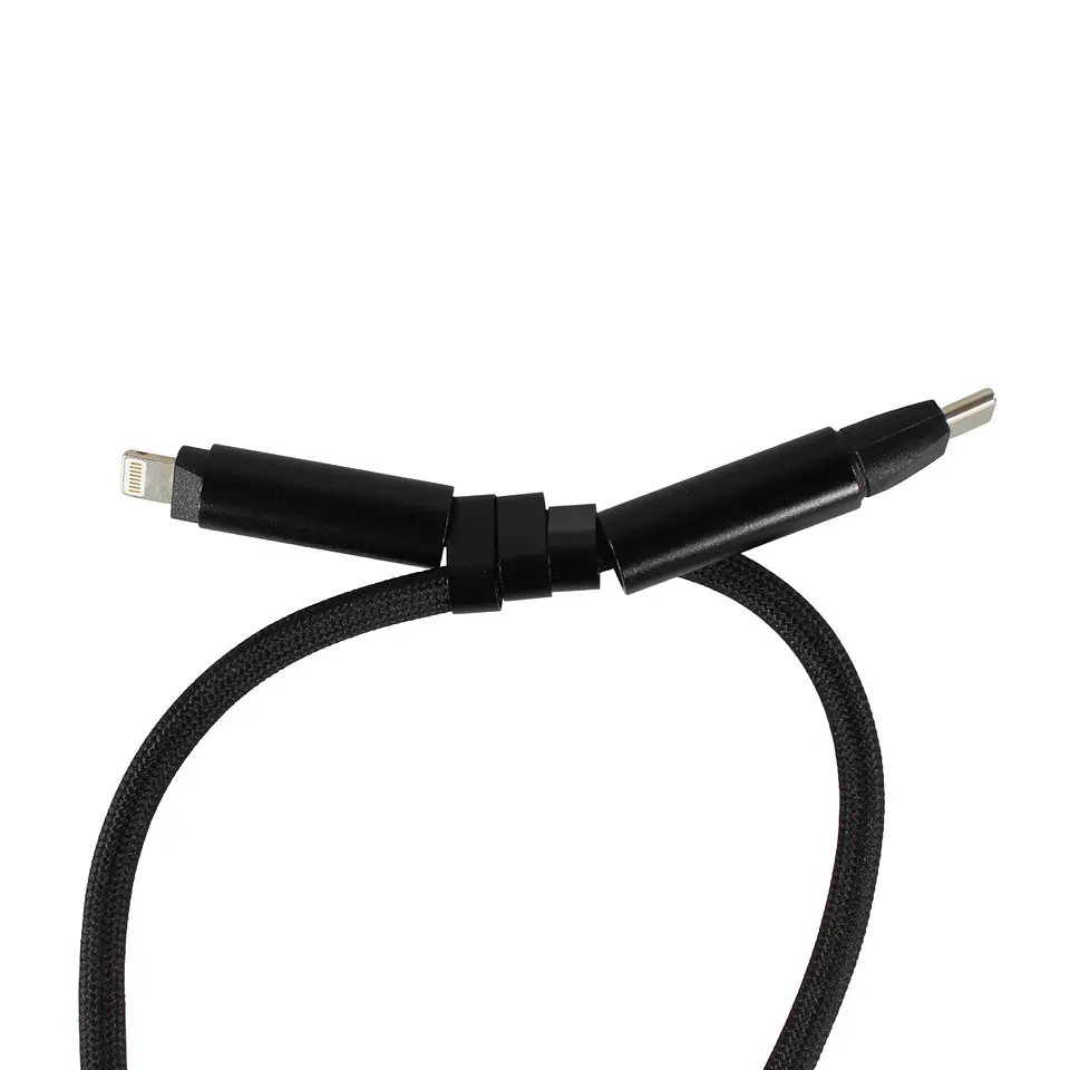 Cable para Celular USB c a corriente black MDX 03-MDX0007BK 7