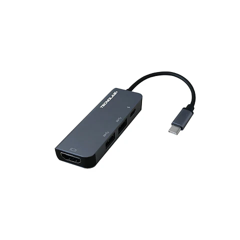 Hub tipo C HDMI 4k, 2 USB 3.0 TecnoLab 03-TL063
