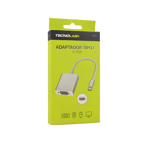 Adaptador tipo c a VGA TecnoLab 03-TL067