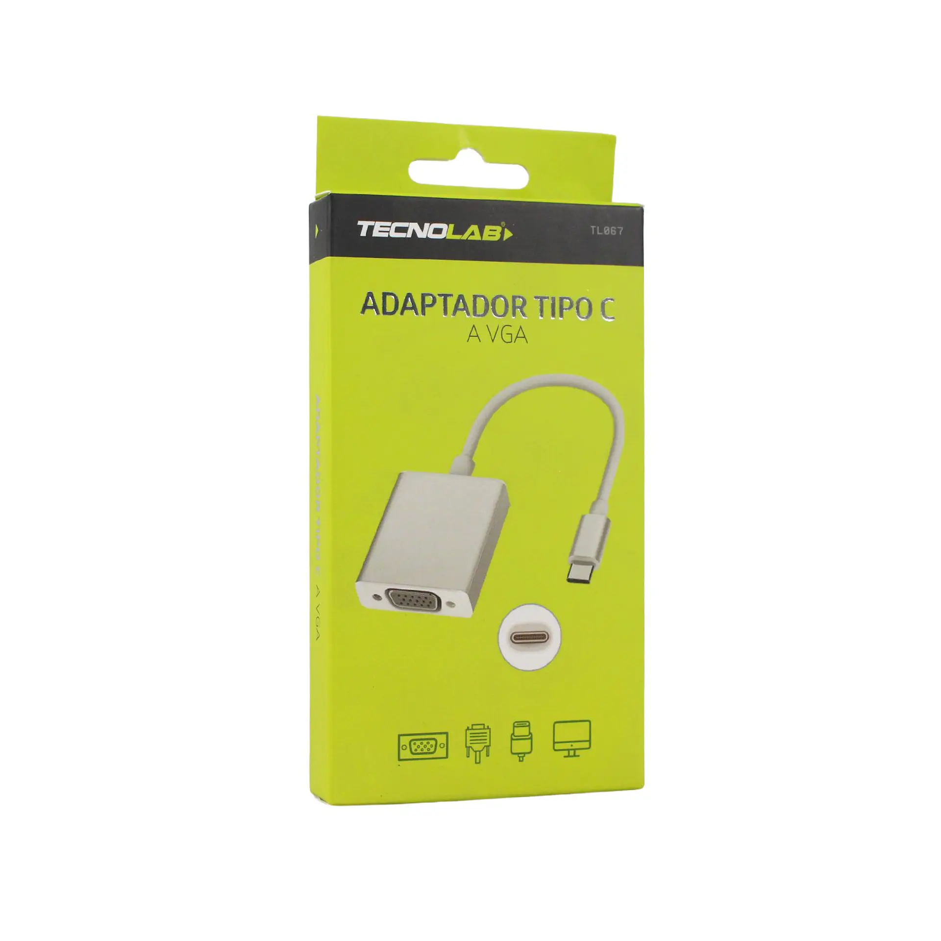 Adaptador tipo c a VGA TecnoLab 03-TL067 1
