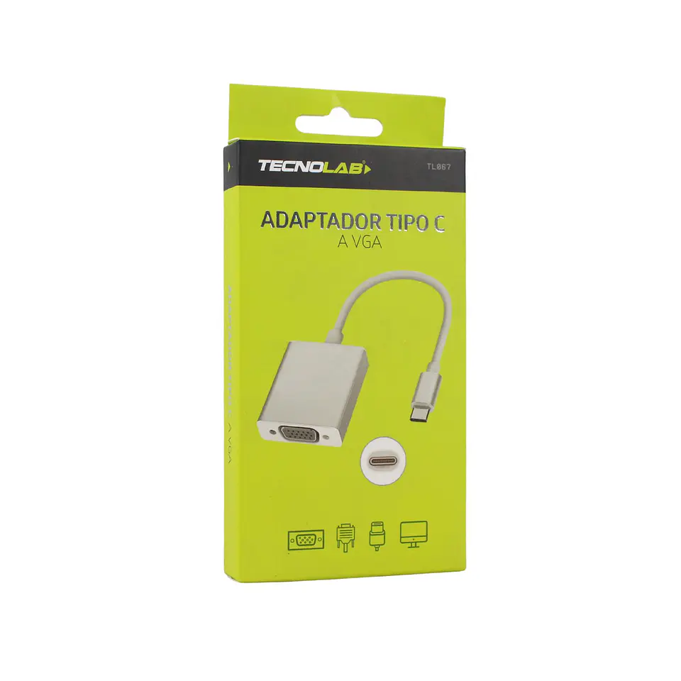 Adaptador tipo c a VGA TecnoLab 03-TL067 1