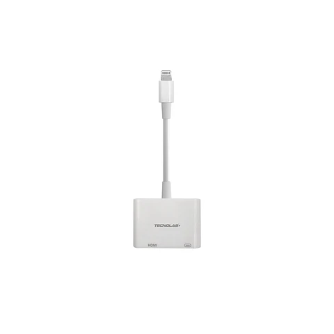 Adaptador Lightning a HDMI + Lightning TecnoLab 03-TL113