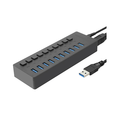 Hub USB 3.0 10 puertos 12V TecnoLab 03-TL137