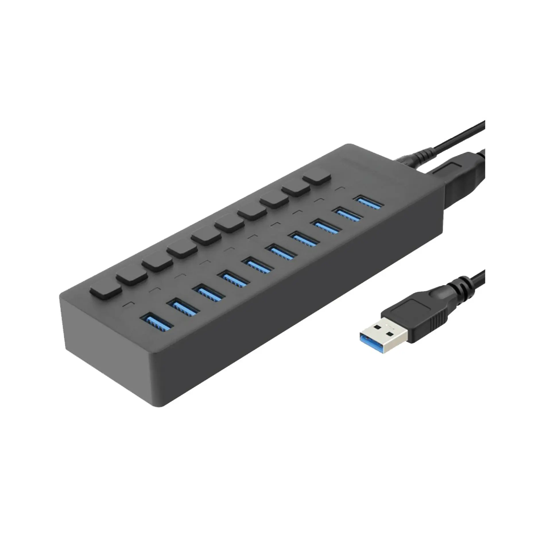 Hub USB 3.0 10 puertos 12V TecnoLab 03-TL137 2