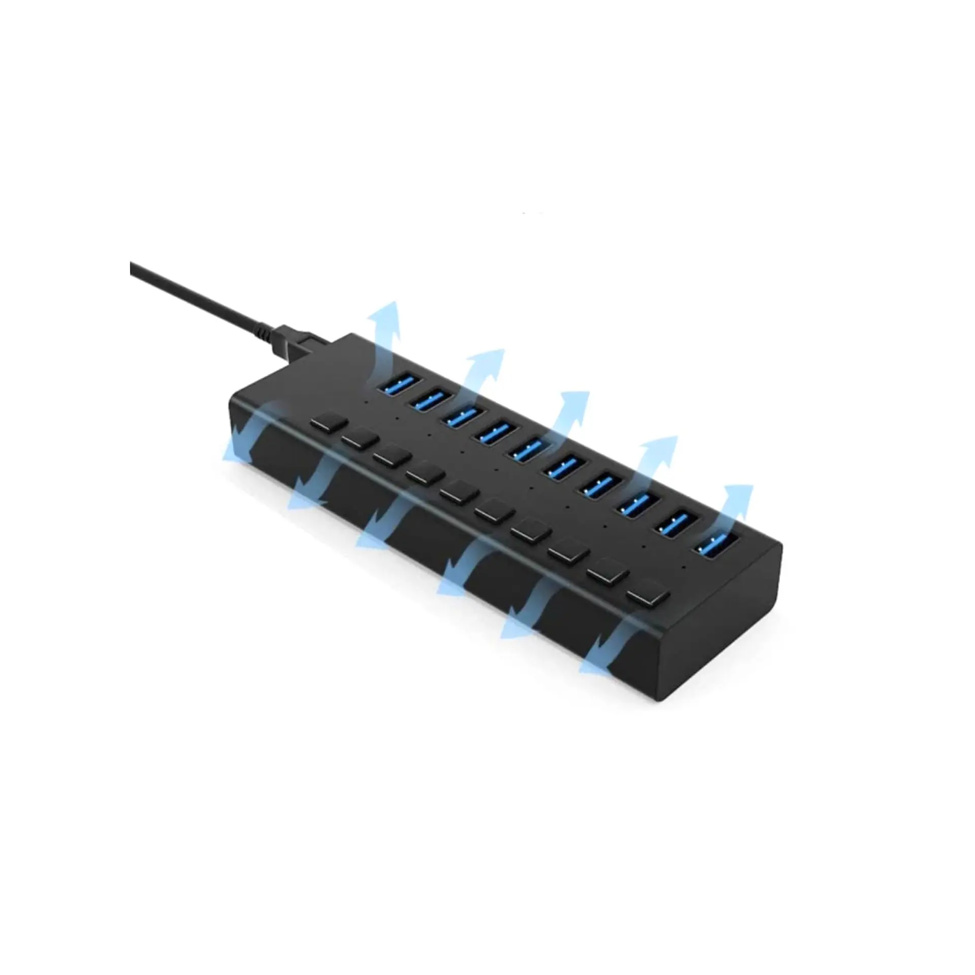 Hub USB 3.0 10 puertos 12V TecnoLab 03-TL137 4