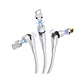 Cable 3 en 1 Micro sub, lightning y c TecnoLab 03-TL153 - Miniatura 1