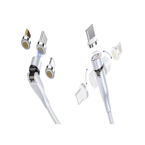 Cable 3 en 1 Micro sub, lightning y c TecnoLab 03-TL153