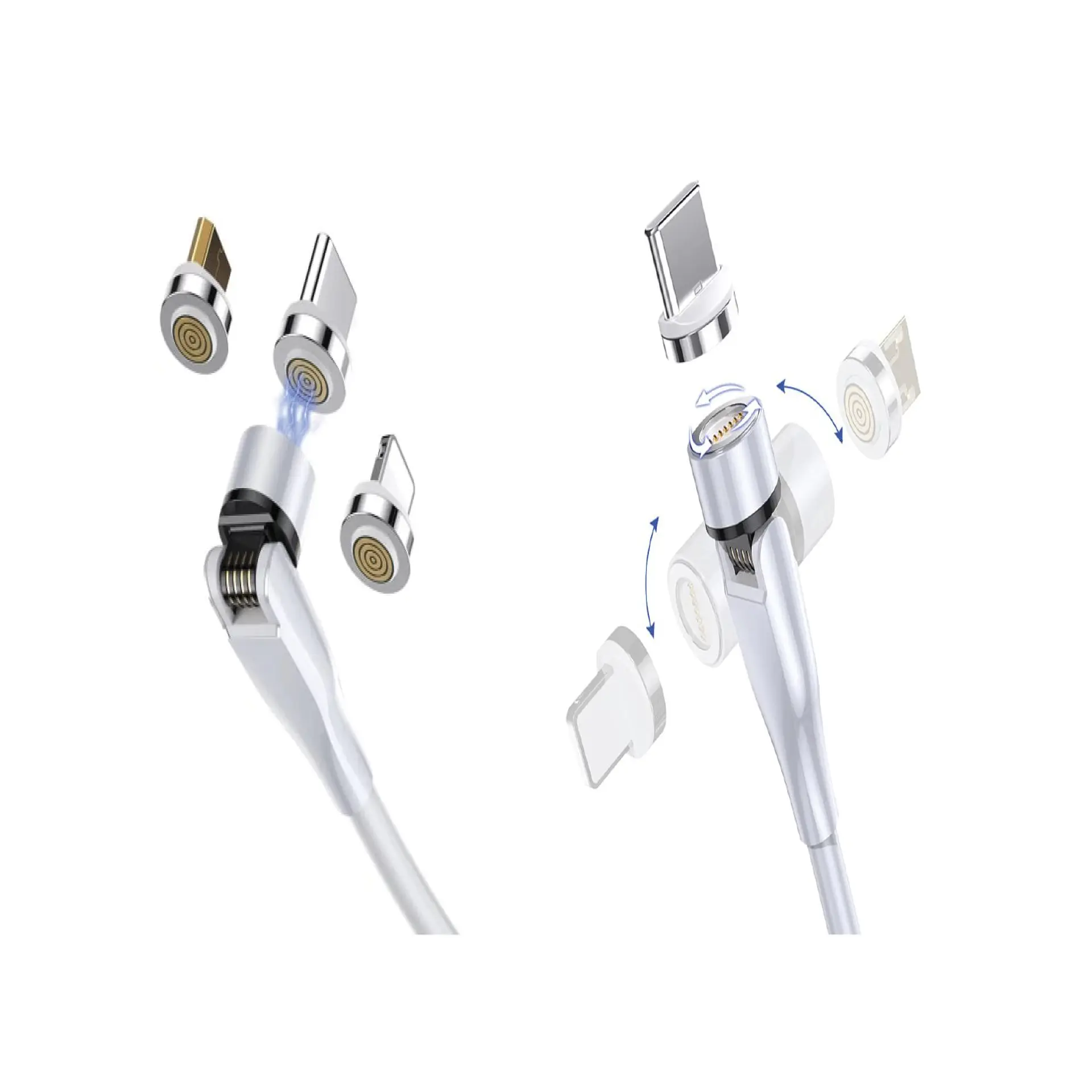 Cable 3 en 1 Micro sub, lightning y c TecnoLab 03-TL153 2
