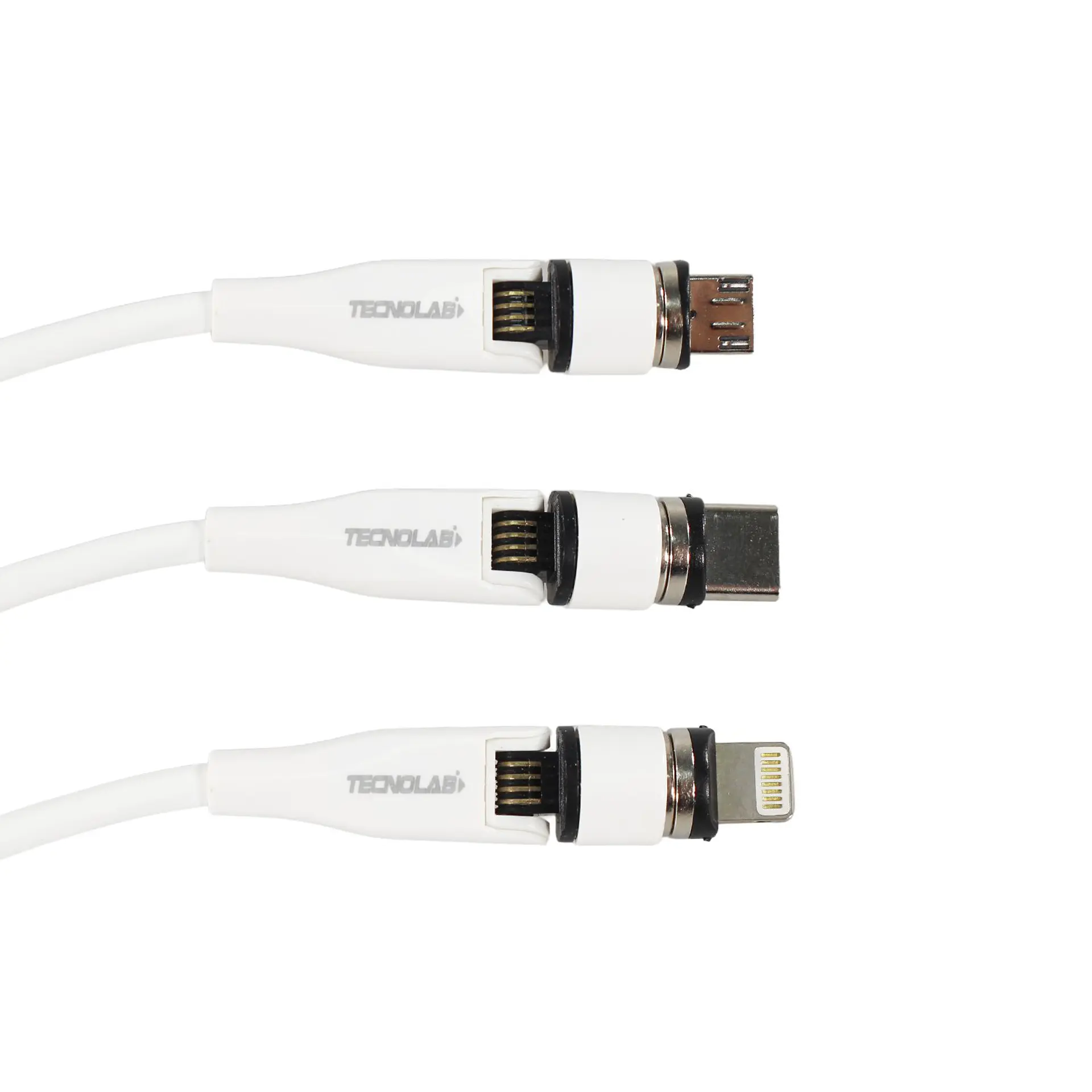 Cable 3 en 1 Micro sub, lightning y c TecnoLab 03-TL153 13